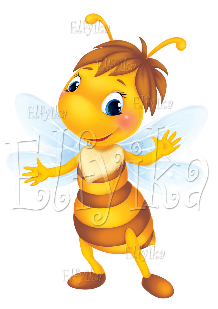 Корпоративный персонаж пчела