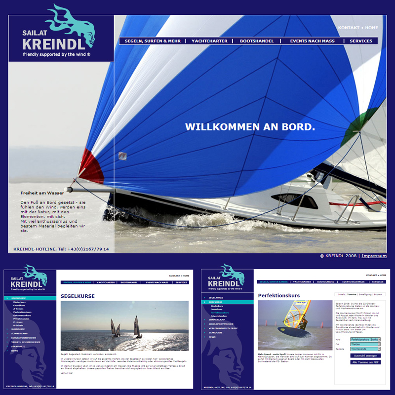 Kreindl - огранизация круизов на яхтах в Австрии