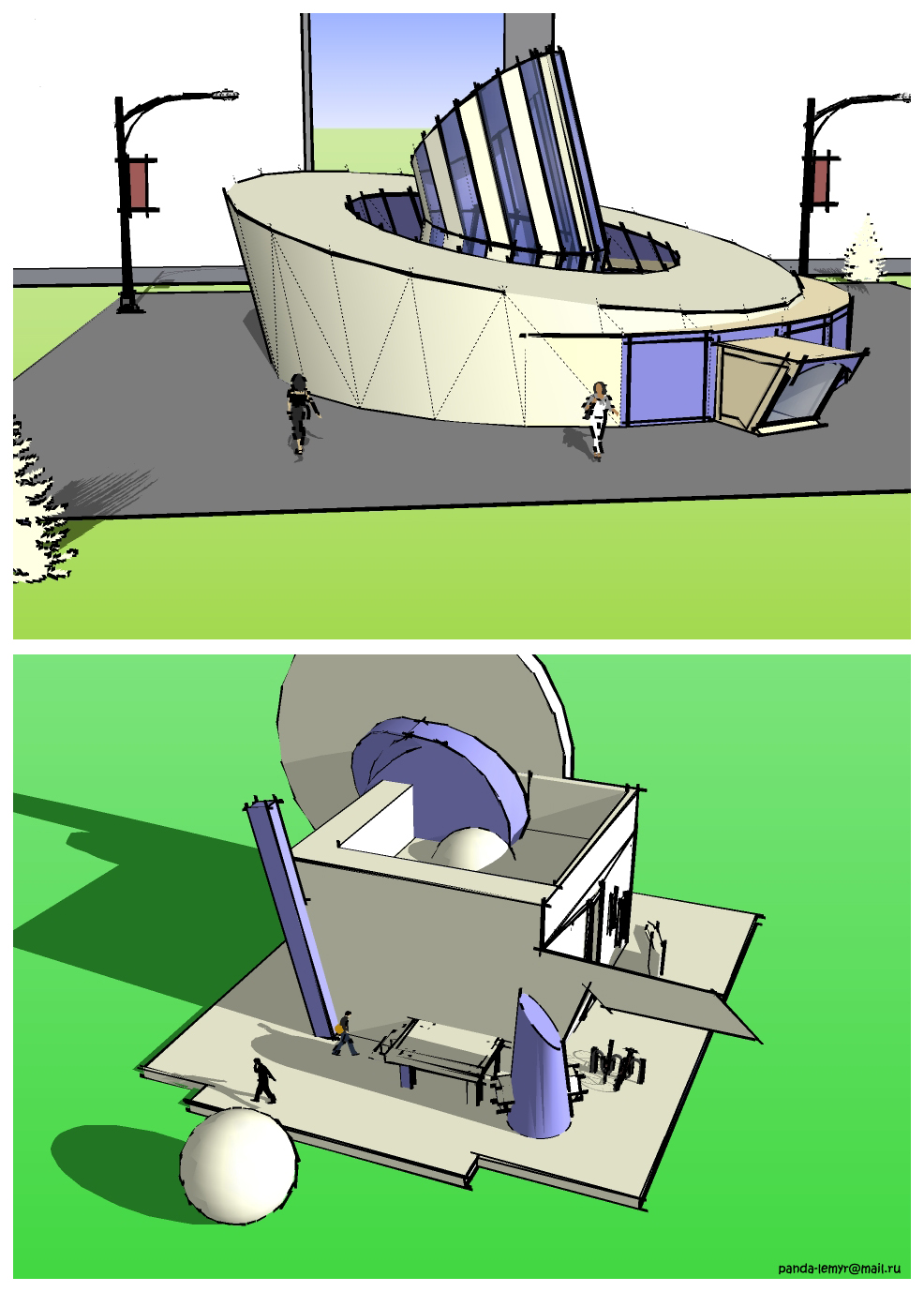 Наброски в SketchUp