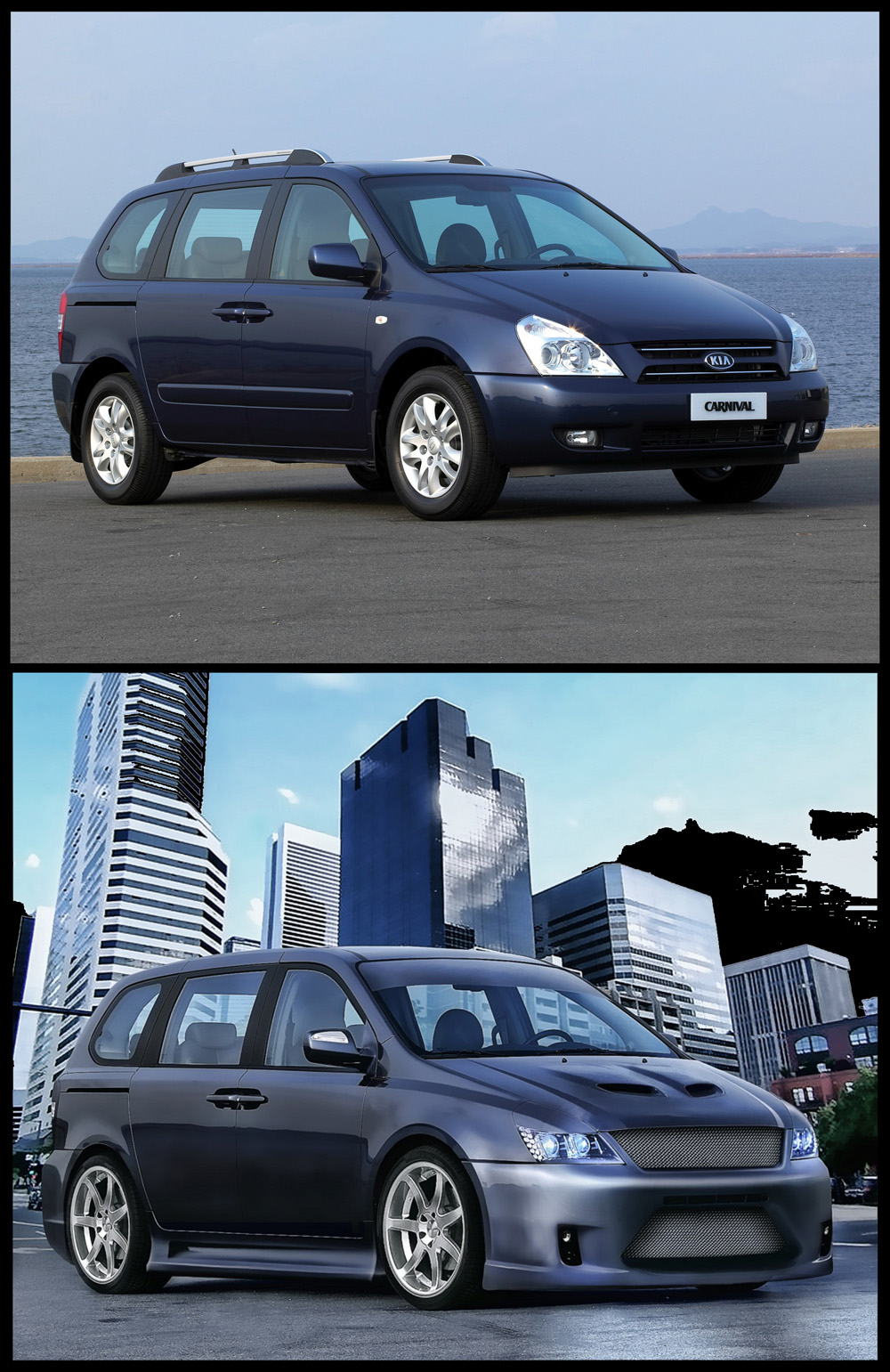 Виртуальный тюнинг KIA Carnival