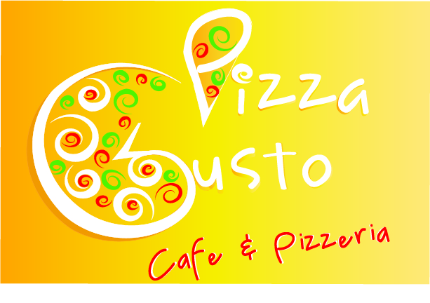 Логотип для пиццерии пицца-густо