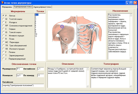 Атлас точек акупунктуры