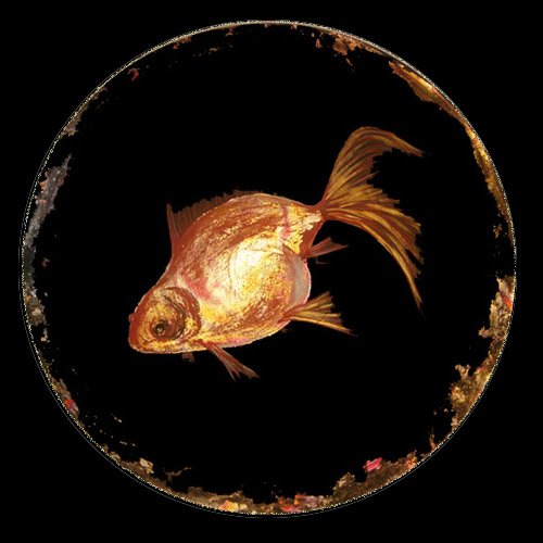 Декоративное блюдо - Золотая рыбка