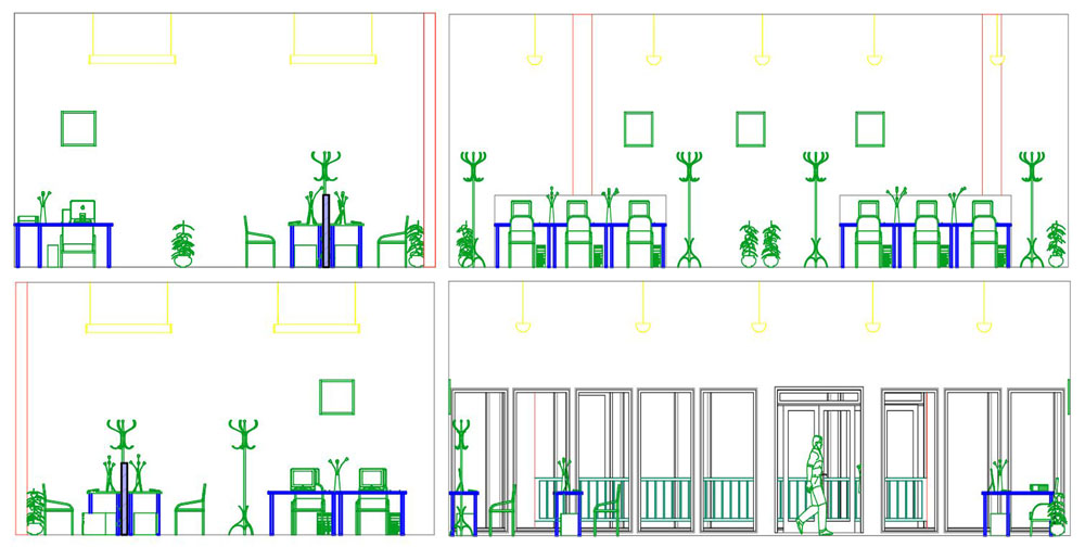 Развертки по стенам archiCad