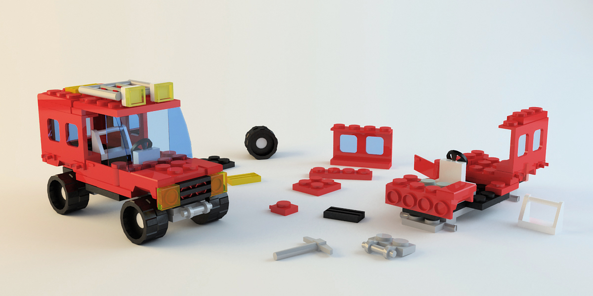 Машинка lego