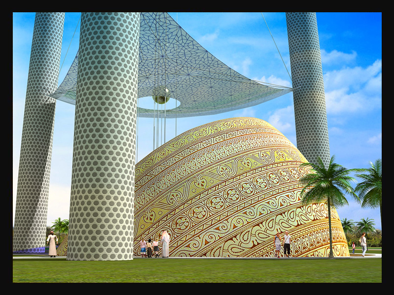Конкурсный проект &quot;Tall emblem structure Dubai&quot;