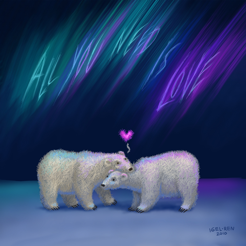 Влюбленные медведи