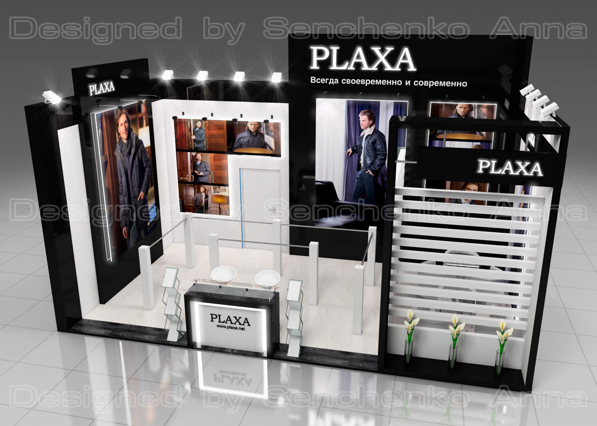 выставочный стенд для компании Plaxa