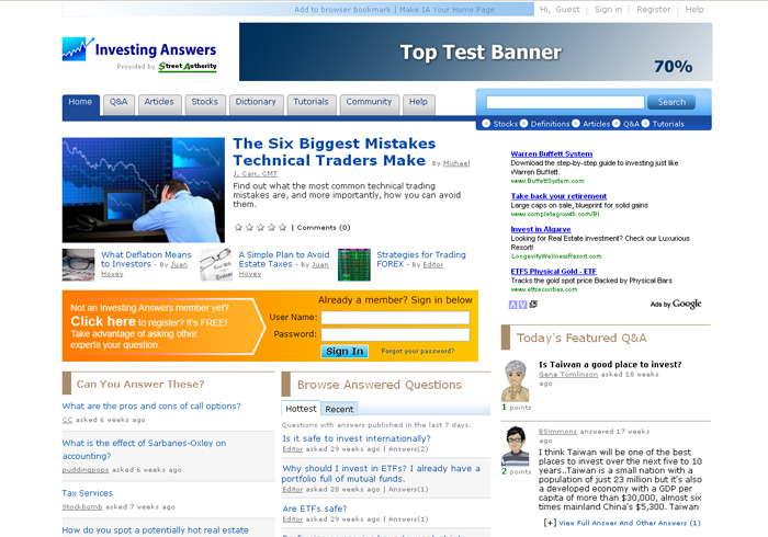 Investing Answers