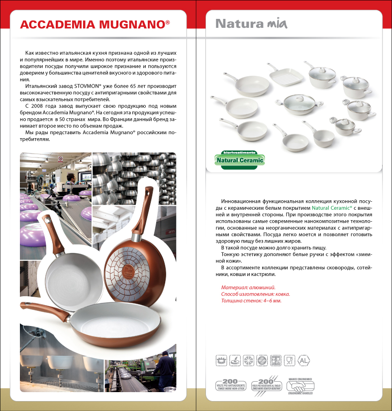 Буклет для компании Vertex. Accademia Mugnano