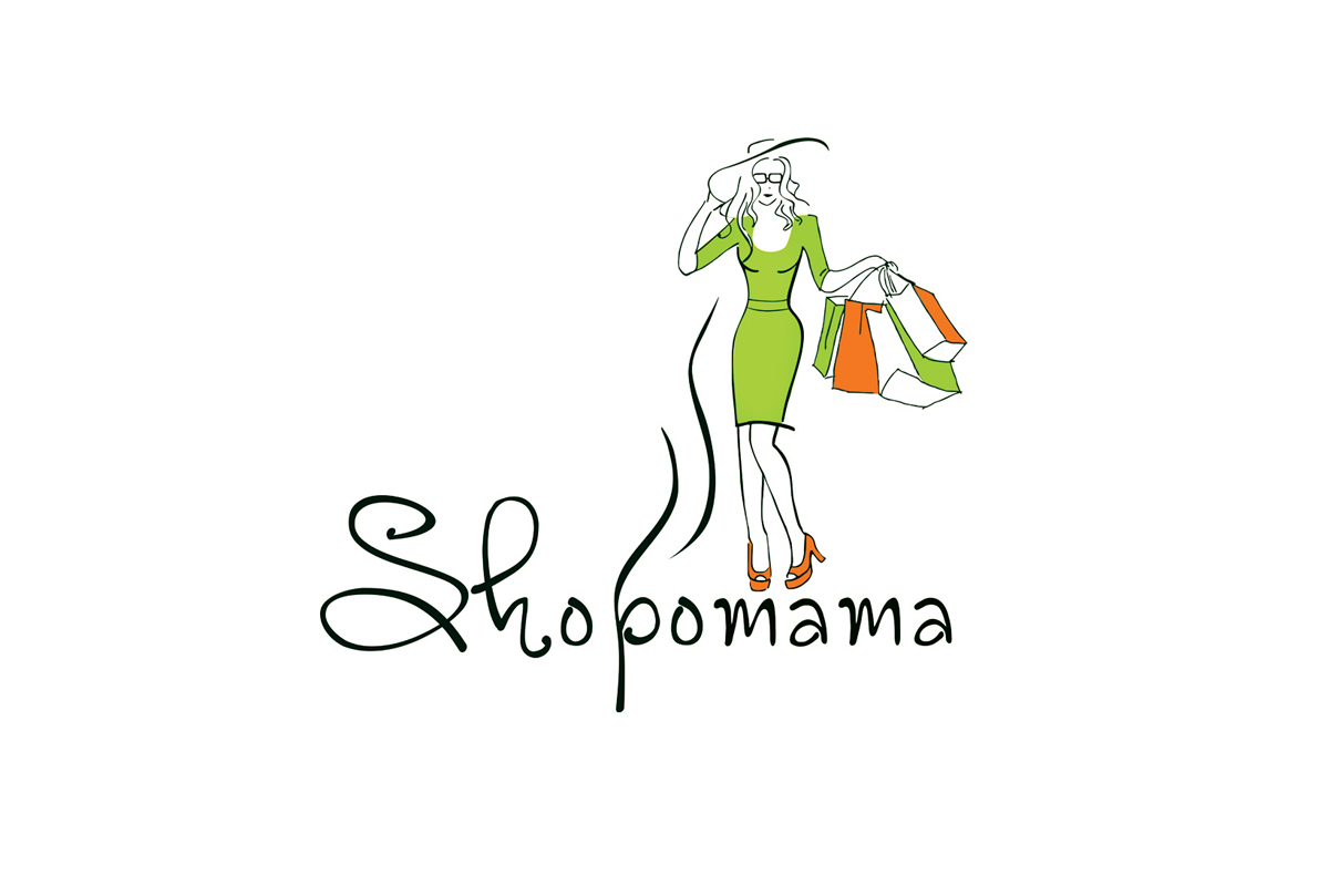 Логотип интернет-магазина &quot;Шопомама&quot;
