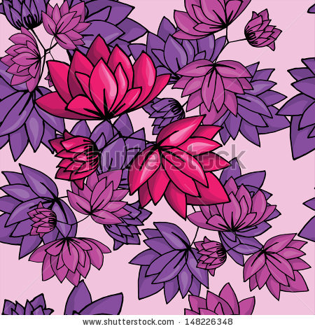 flower-violet-pattern
