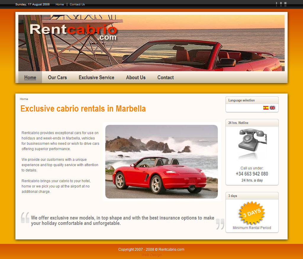 Прокат автомобилей Rentcabrio.Com