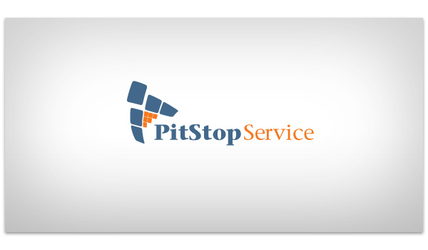 Создание логотипа &quot;PitstopSERVICE&quot;