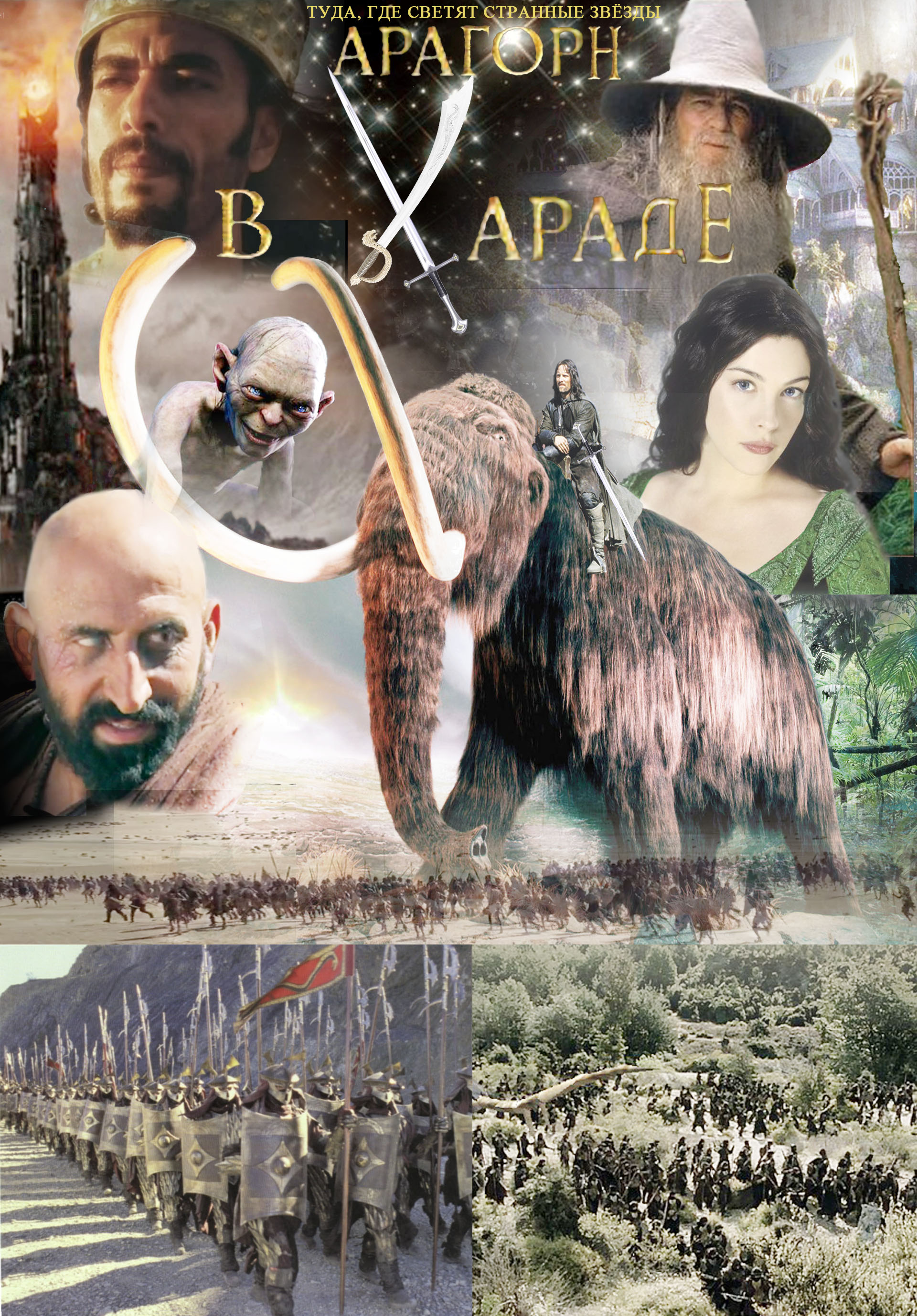 Обложка для моей книги &quot;Арагорн в Хараде&quot;