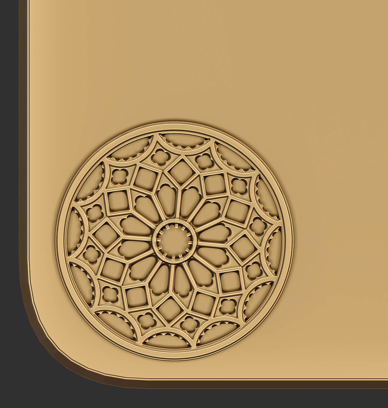 лого-украшалка на крышке айфона
