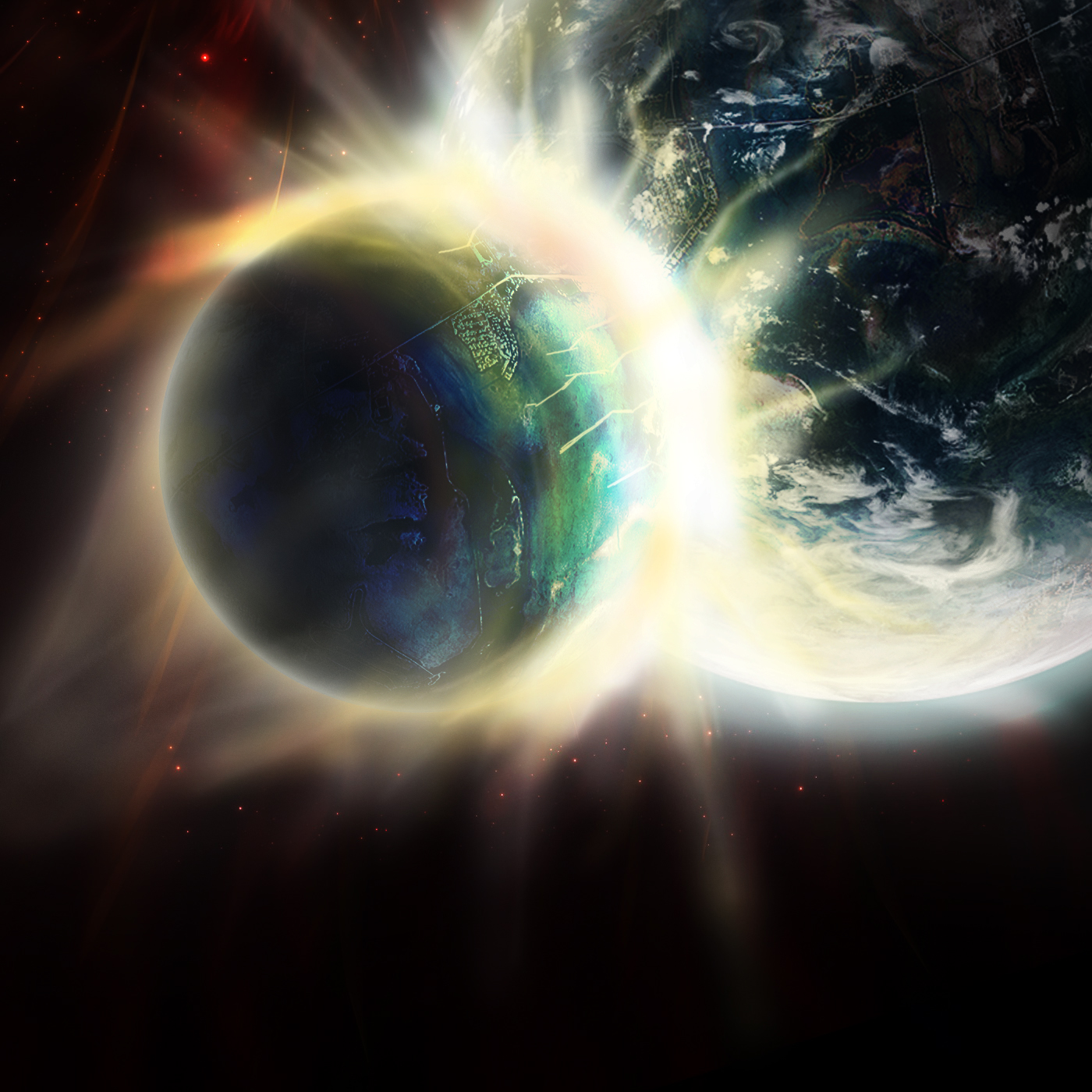 Explosion.