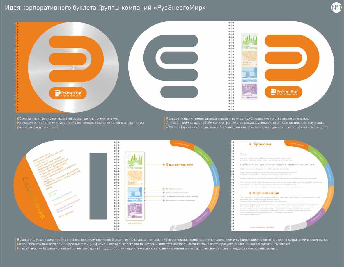 Идея корпоративного буклета