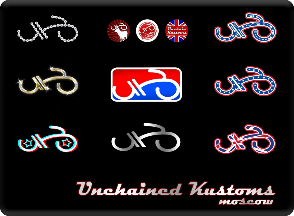 Логотип вело-компании Unchain Kustoms