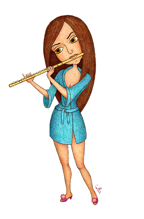 Флейтистка