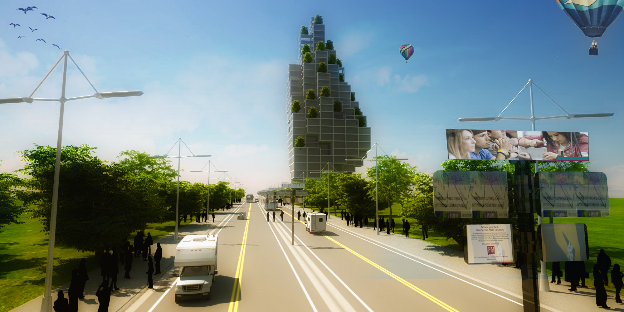 MVRDV skyvillage render mazacho