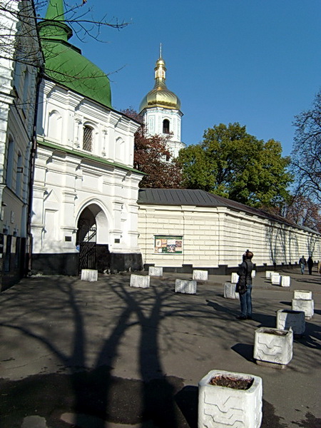 Киев. Древняя архитектура Софийского собора.