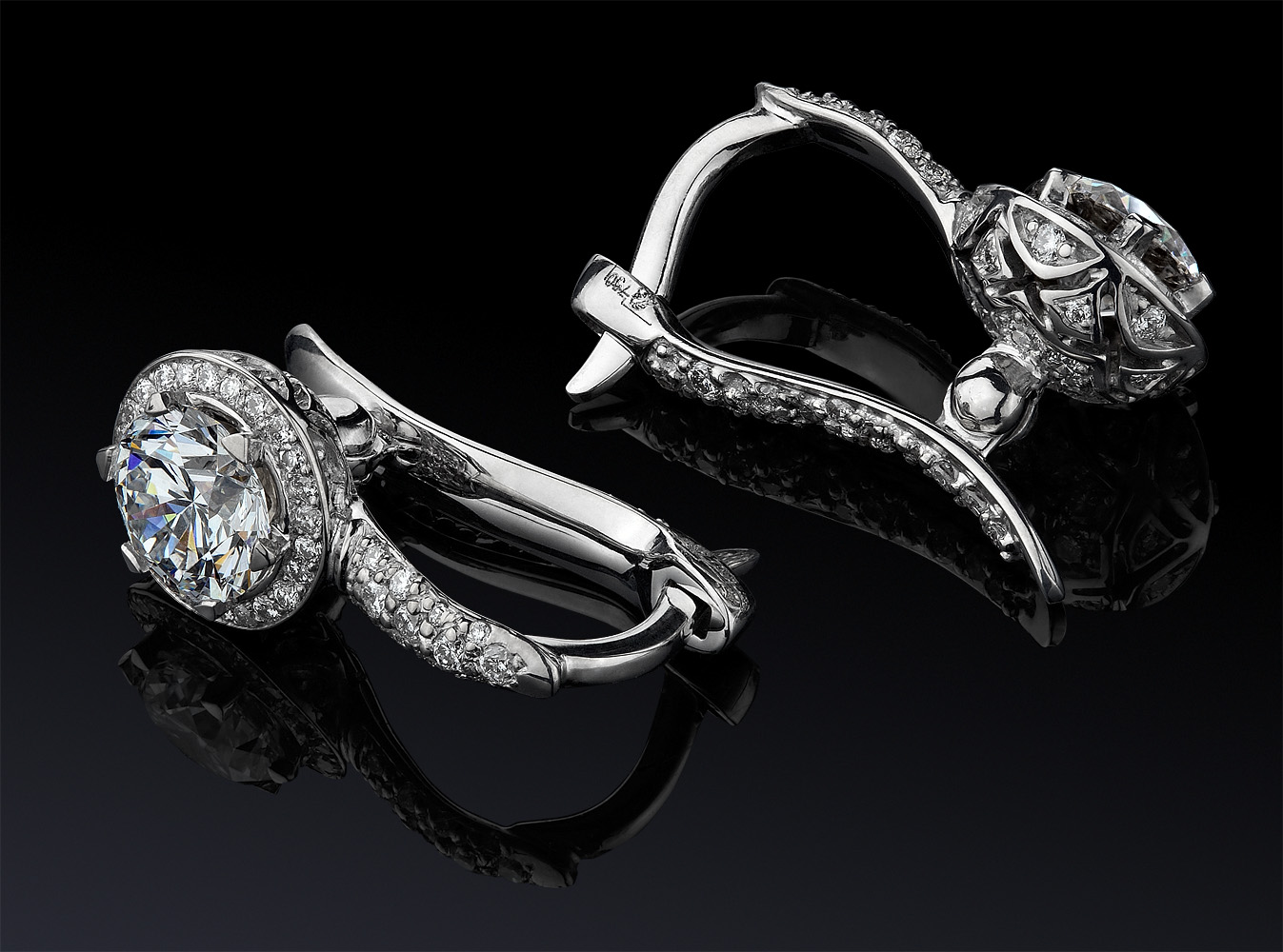 Diamond Jewelry. Ювелирные изделия с бриллиантами. Jewelry Photography