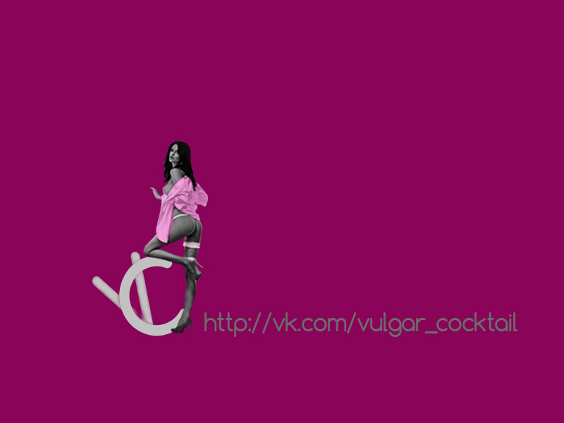 Логотип для группы в Вконтакте &quot;Vulgar Cocktail&quot;