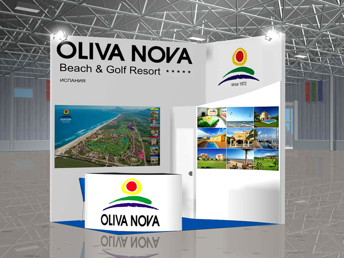 Разработан дизайна выставочного стенда компании «Oliva Nova»