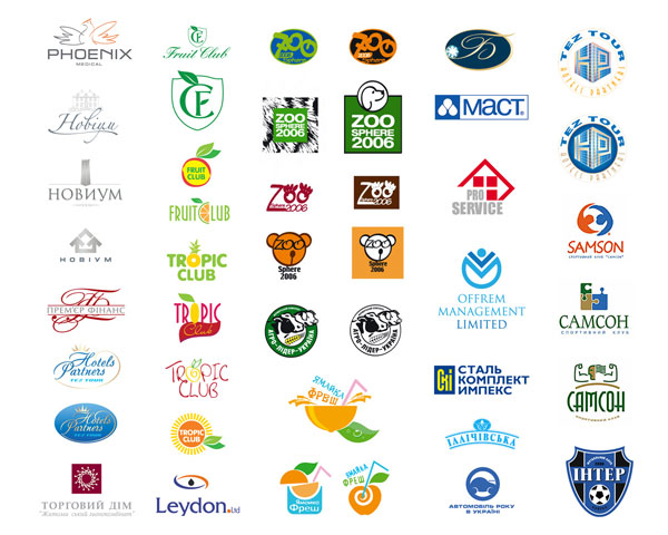логотипы для различных компаний