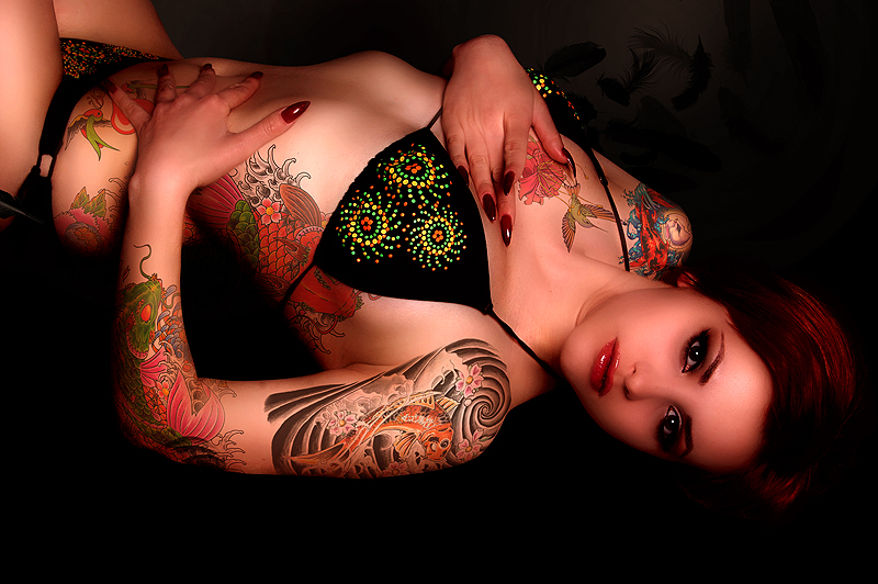 Tattoed girl