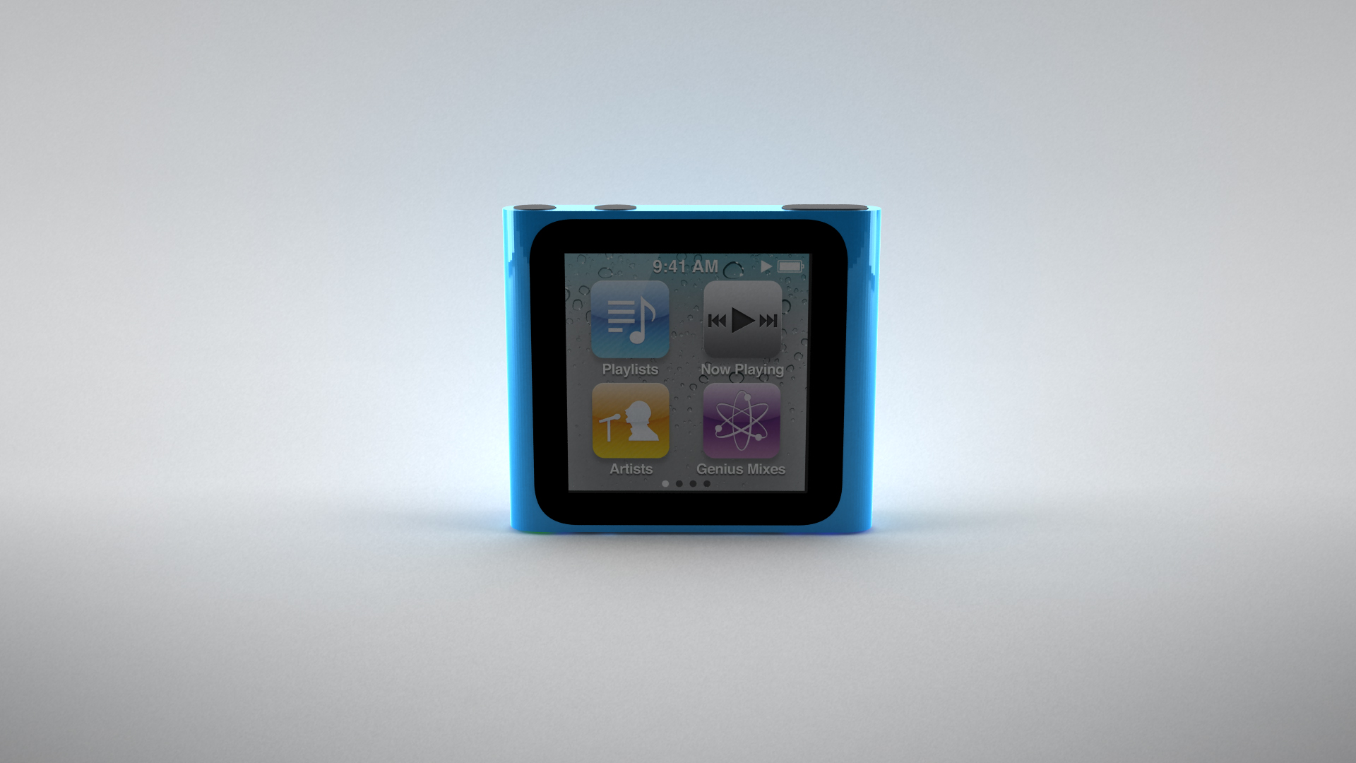 Визуализация плеера Ipod nano 6g