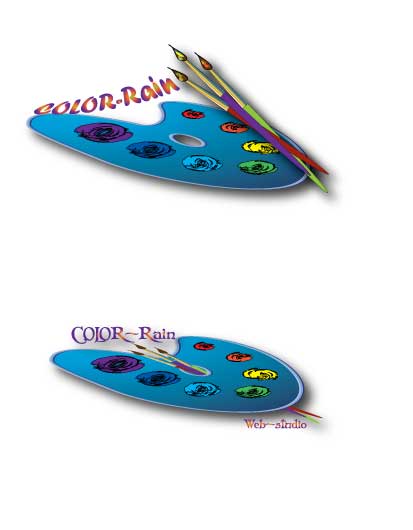 Лого для Веб-студии Color-rain 2