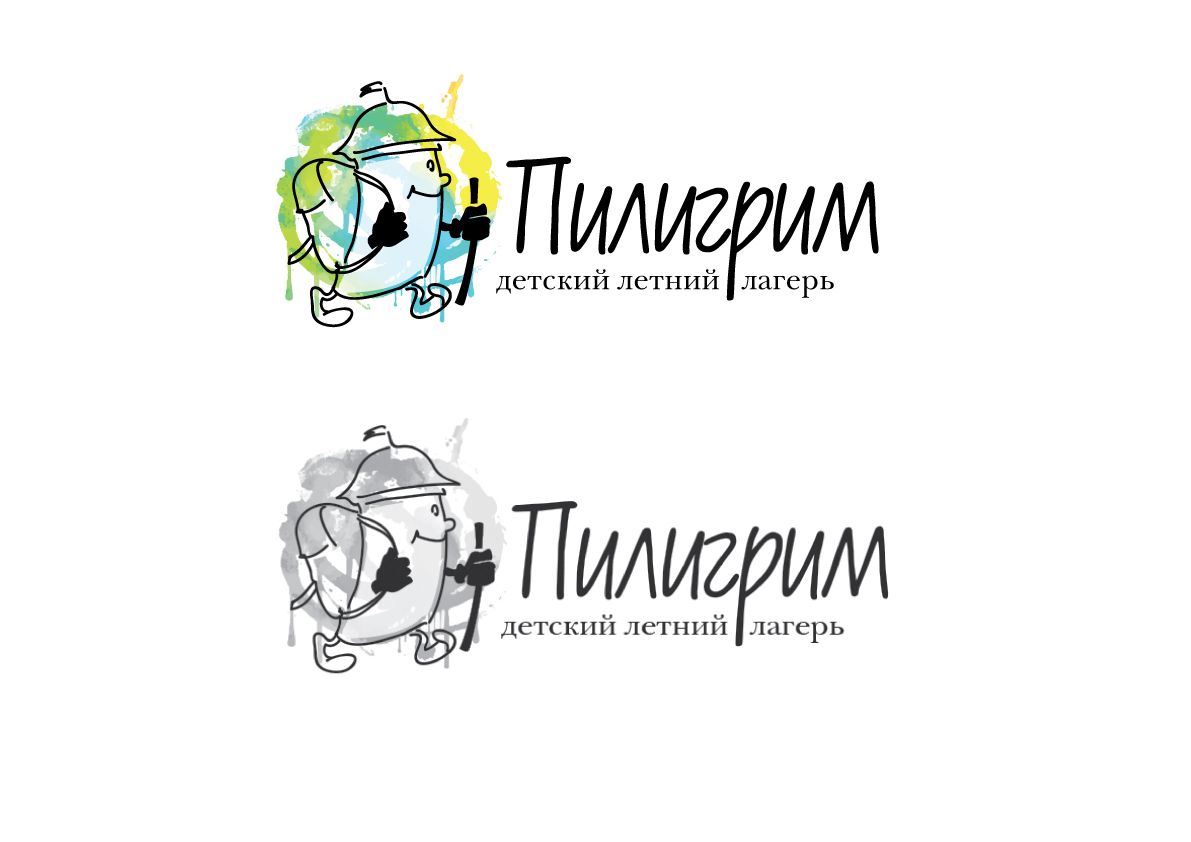 разработка логотипа для детского летнего лагеря