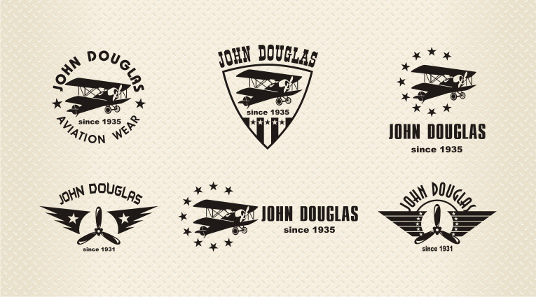 Логотип-шеврон для летной униформы "John Douglas" (8)