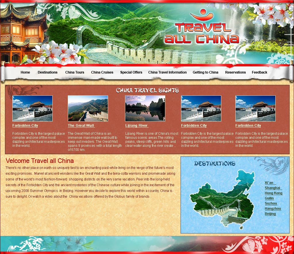 China tavel