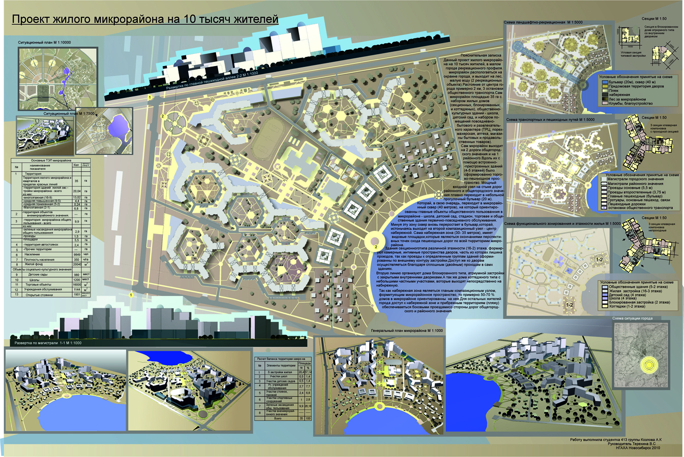 Проект микрорайона