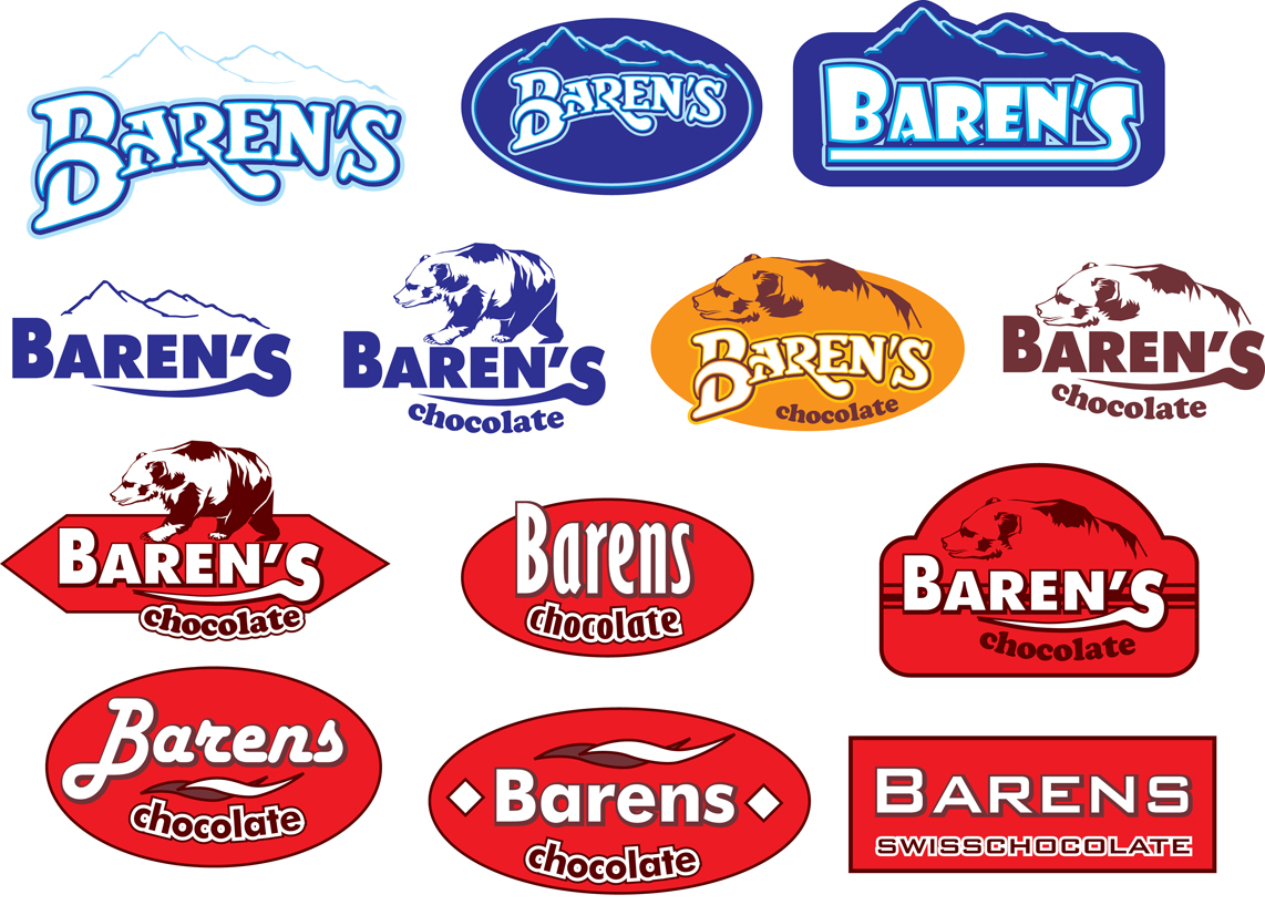 Варианты логотипа для фирмы БАРЕНС