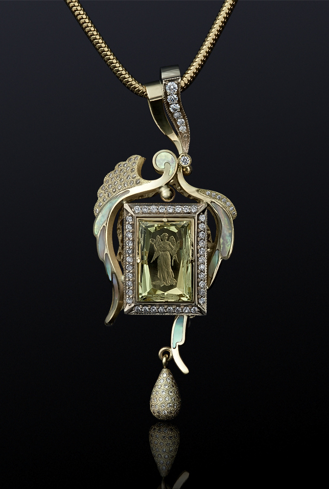 Фотосъемка ювелирных украшений Бриллианты Цитрин Diamond Jewellery