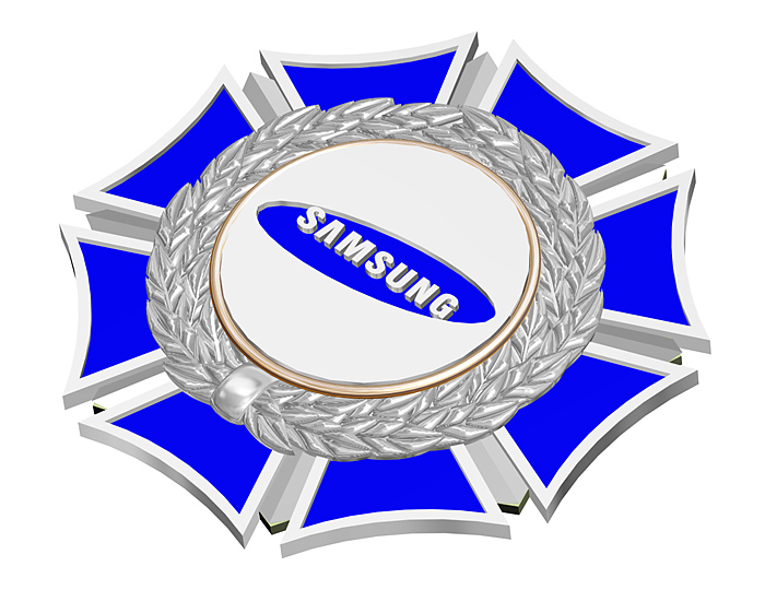 Медаль Samsung - лучшим дилерам