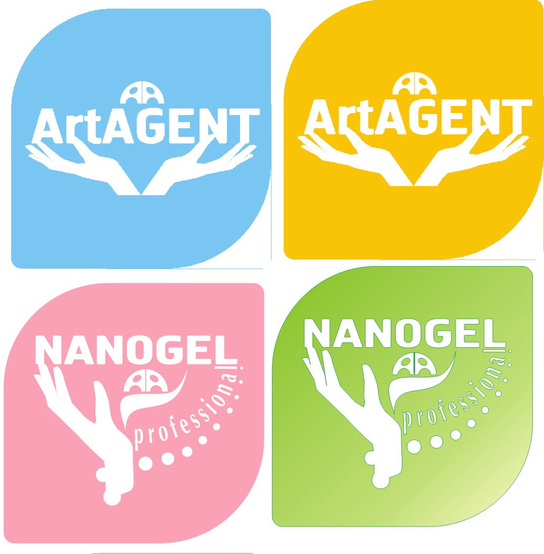 Лого «Арт Агент».Лого «nanogel professional»