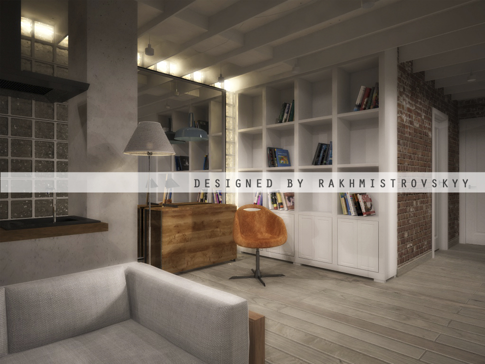 Дизайн-проект квартиры,13. этаж, Сургут