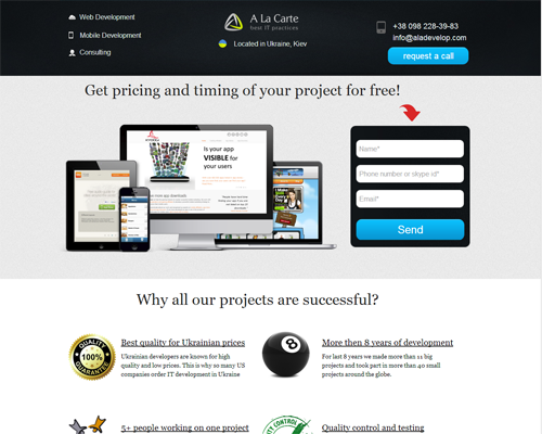 Web development