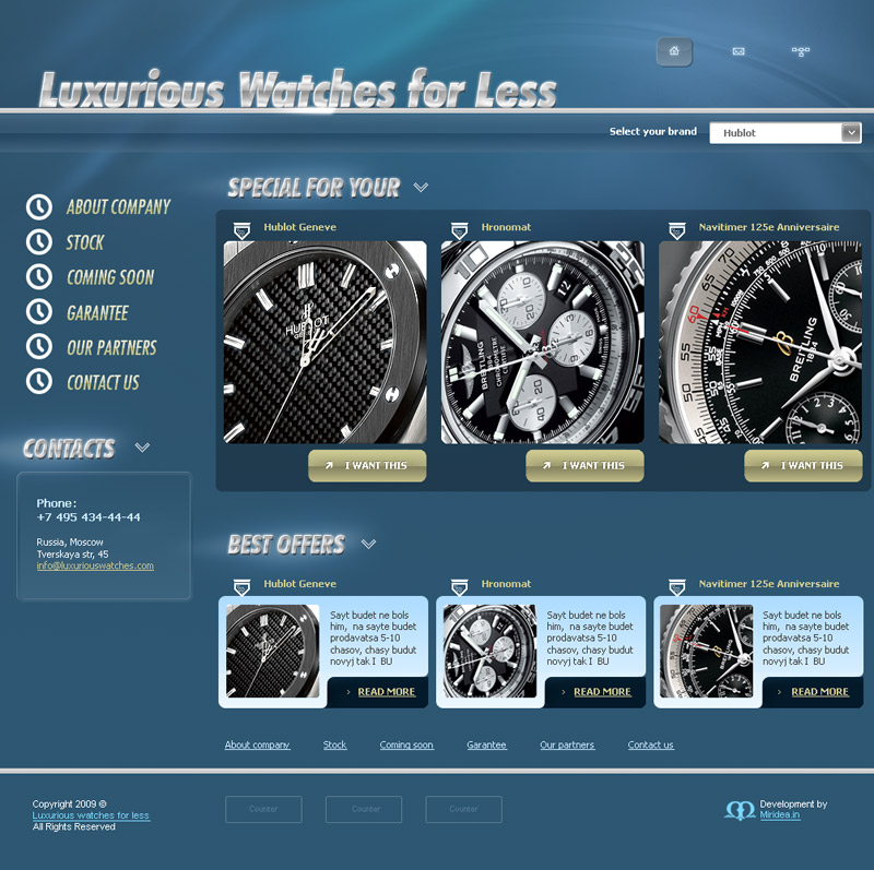 Luxurious Watches - магазин часов