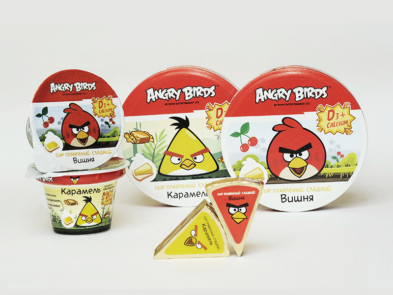 Разработка упаковки Angry Birds