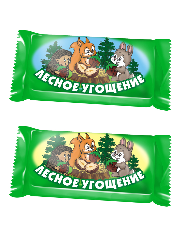 Лесное угощение. Конфеты. Концепция.