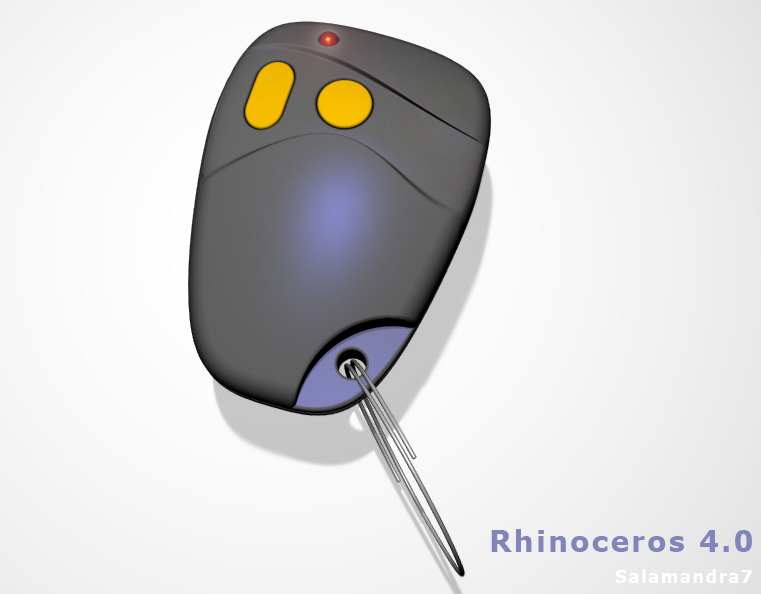 3D Rhino - брелок