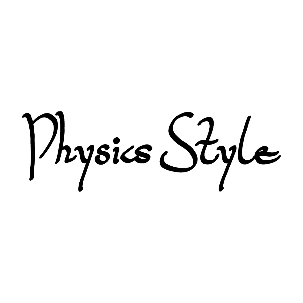 Вариант лого Physics style (каллиграфия)