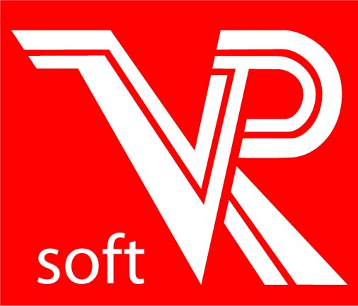 Лого для компании VR-soft.