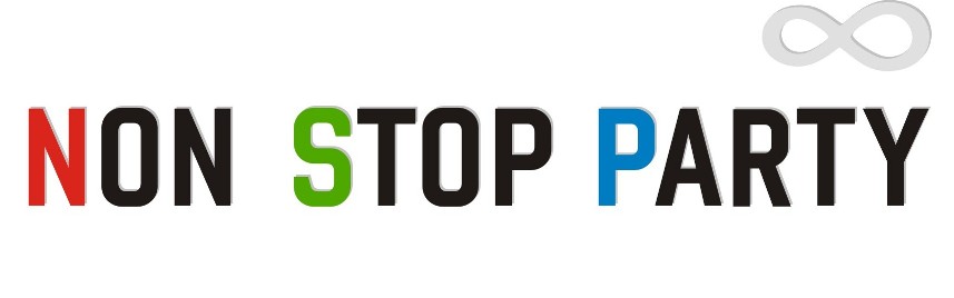 Логотип серии вечеринок &quot;Non stop party&quot;